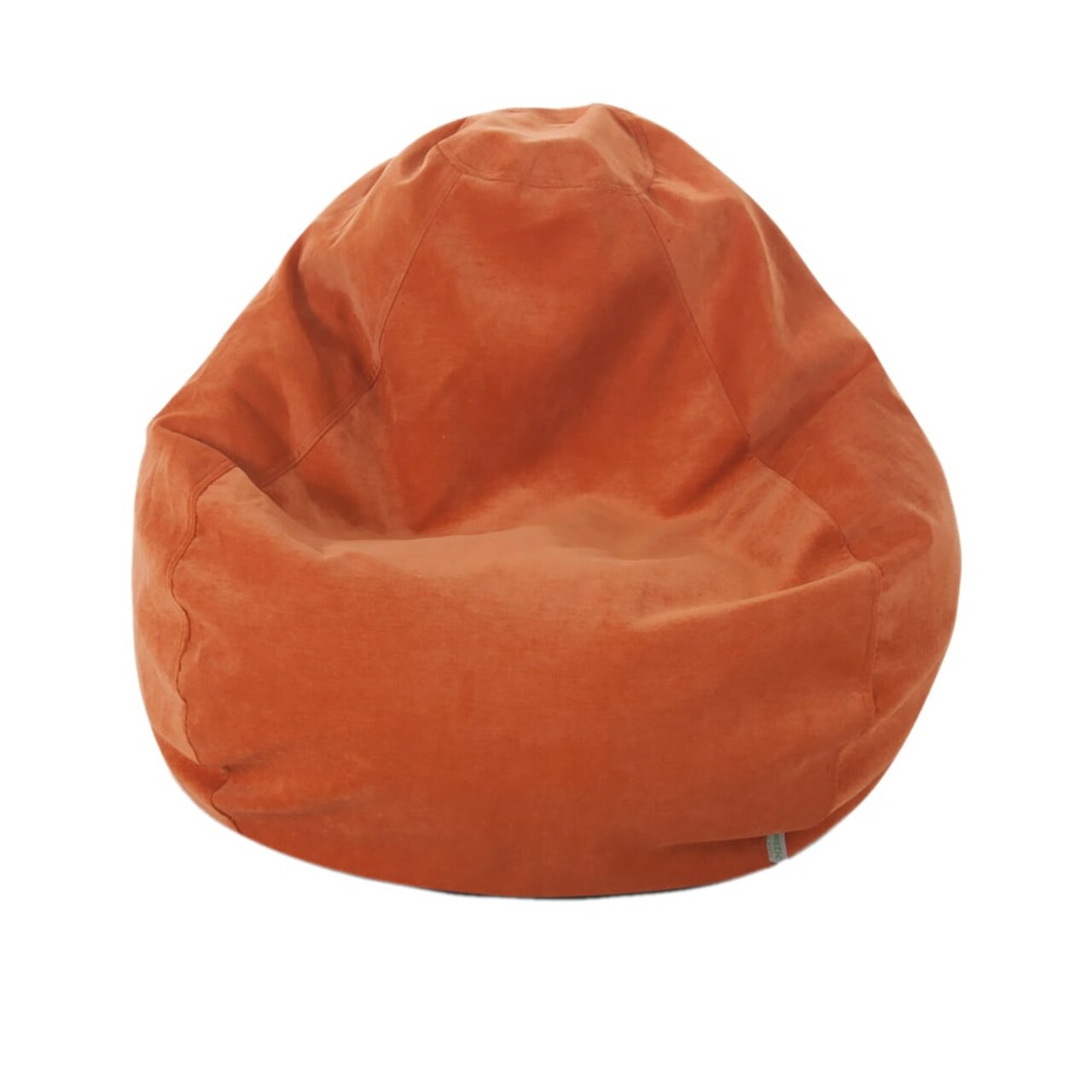 Majestic Home Goods Decorative Villa Orange Small Classic Bean Bag